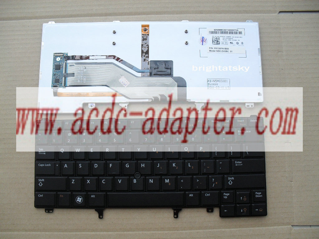 OEM NEW Dell Latitude E5420 Keyboard US BLACK backlight with sti